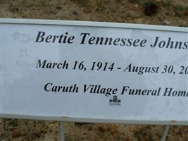 Bertie T Bledsoe Johnson Bertie T Bledsoe Johnson
