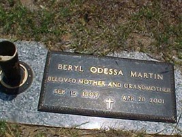 Beryl Odessa Martin Beryl Odessa Martin