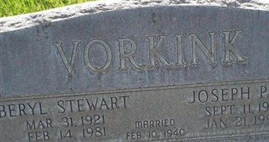 Beryle Stewart Vorkink Beryle Stewart Vorkink
