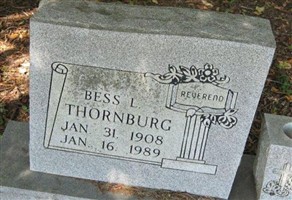Bess L Thornburg Bess L Thornburg