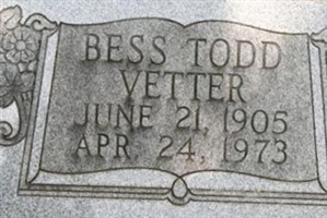 Bess Todd Vetter Bess Todd Vetter