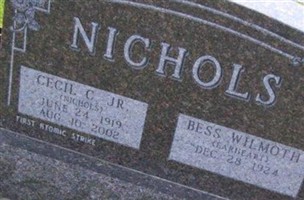 Bess Wilmoth Earheart Nichols Bess Wilmoth Earheart Nichols