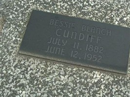 Bessie Blanche Hartman Cundiff Bessie Blanche Hartman Cundiff