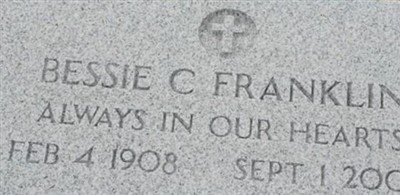 Bessie C Chisholm Franklin (2072794.jpg) Bessie C Chisholm Franklin (2072794.jpg)