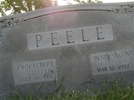 Bessie C. Davis Peele Bessie C. Davis Peele