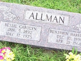 Bessie Carolyn Allman Bessie Carolyn Allman