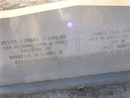 Bessie Conger Stribling Bessie Conger Stribling