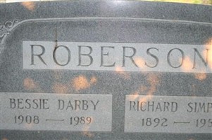 Bessie Darby Roberson Bessie Darby Roberson