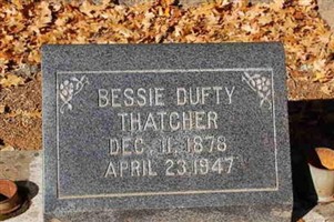 Bessie Dufty Thatcher