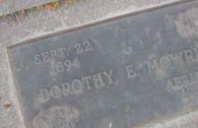 Bessie Estella Holmes Mowrey