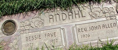 Bessie Faye Andahl Bessie Faye Andahl