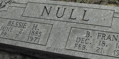 Bessie H. Null