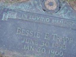 Bessie Hillegass Trapp Bessie Hillegass Trapp