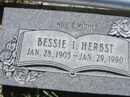 Bessie I Herbst Bessie I Herbst
