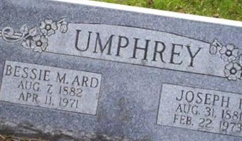 Bessie M Ard Umphrey Bessie M Ard Umphrey