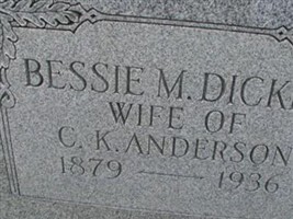 Bessie M Dicken Anderson Bessie M Dicken Anderson