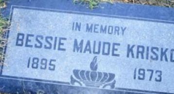 Bessie Maude Krisko Bessie Maude Krisko