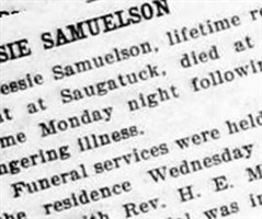 Bessie Samuelson Bessie Samuelson