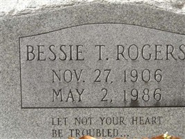 Bessie T Rogers