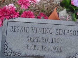 Bessie Vining Simpson