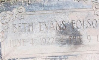 Beth Rhodes Evans Folsom Beth Rhodes Evans Folsom