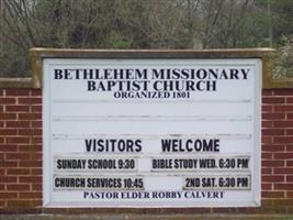 Bethlehem Missionary Church Cemetery