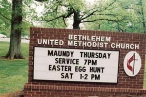 Bethlehem United Methodist Church Cemetery