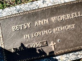 Betsy Ann Worrell Betsy Ann Worrell