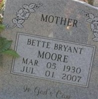 Bette Bryant Moore Bette Bryant Moore