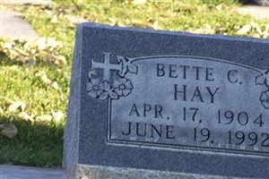 Bette C Hay Bette C Hay