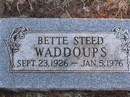 Bette Steed Waddoups