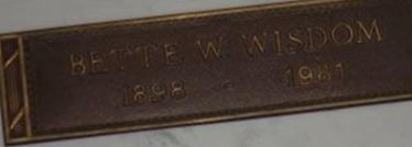 Bette Wilber Wisdom