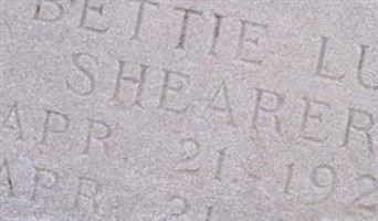 Bettie Lue Shearer