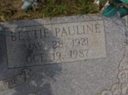 Bettie Pauline Weems Dykes