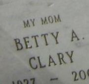 Betty Ann Callahan Clary