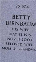Betty Birnbaum Betty Birnbaum
