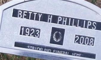 Betty H Phillips