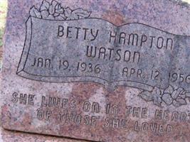 Betty Hampton Watson