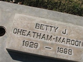 Betty J Cheatham Maroon