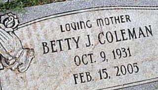 Betty J Coleman