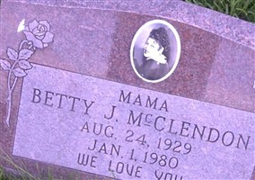 Betty J McClendon