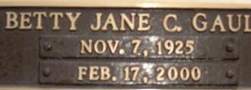 Betty Jane C. Gault Betty Jane C. Gault