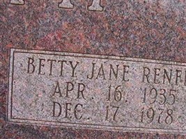 Betty Jane Renfro Booth Betty Jane Renfro Booth