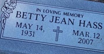 Betty Jean Hass Betty Jean Hass
