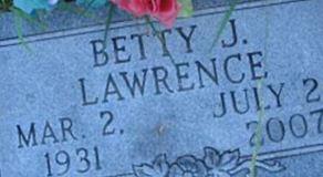 Betty Jean Mitchell Lawrence