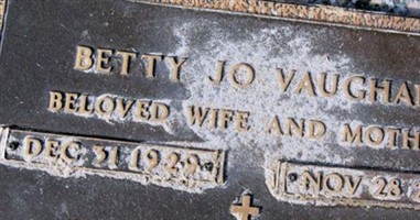 Betty Jo Carter Vaughan