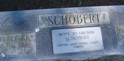Betty Jo Groner Schobert Betty Jo Groner Schobert