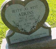 Betty Jo West Adkins
