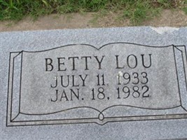 Betty Lou Reinhart