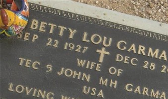 Betty Lou Spain Garman